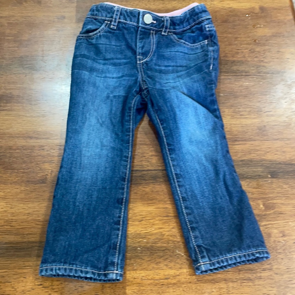 Lined jeans